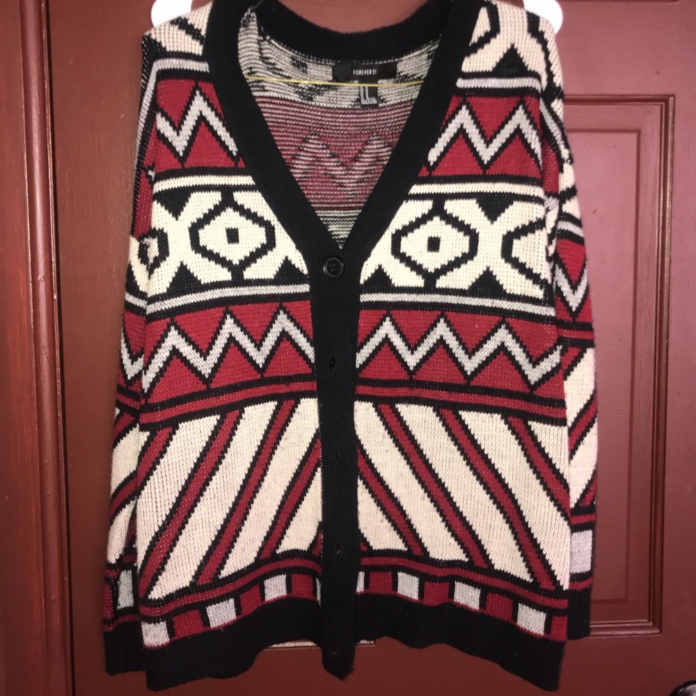 Knit cardigan
